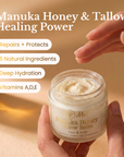 Manuka Honey + Tallow Balm