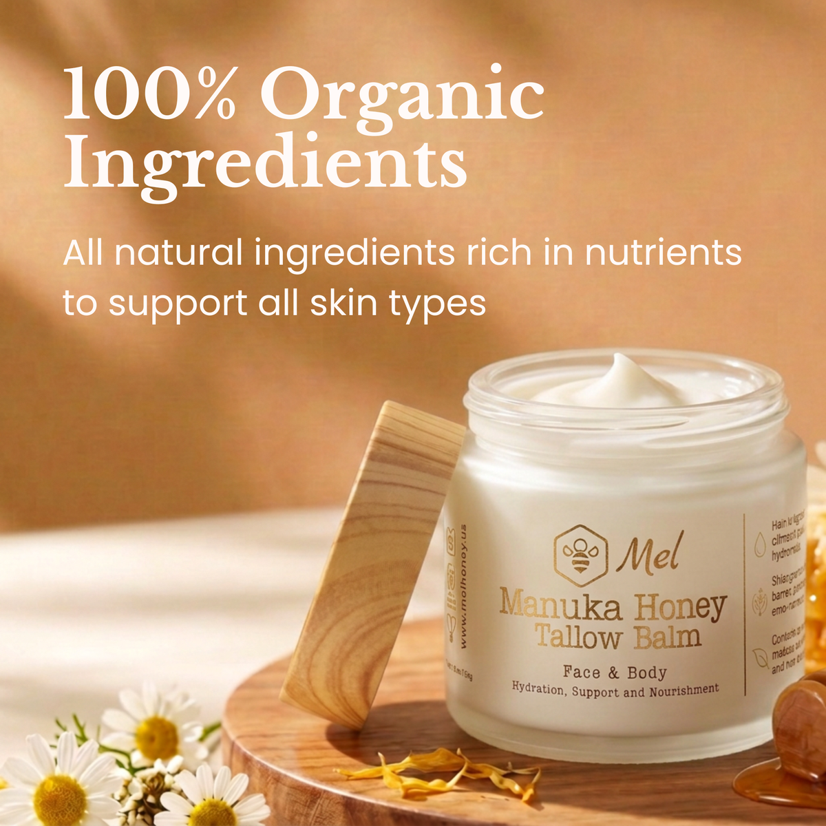 Manuka Honey + Tallow Balm