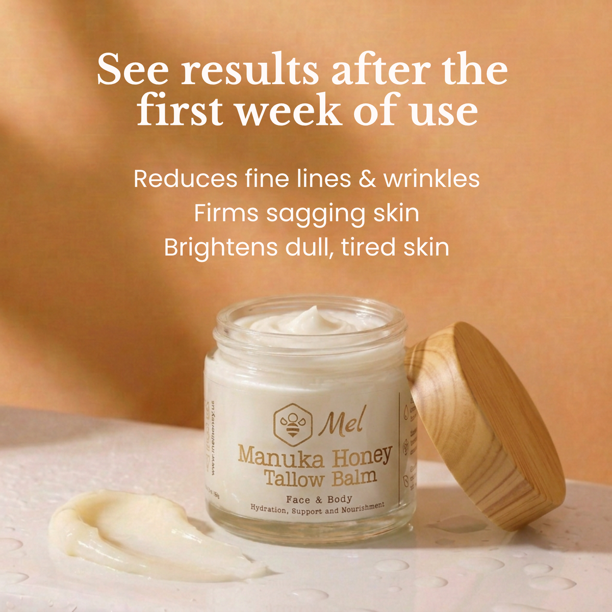 Manuka Honey + Tallow Balm