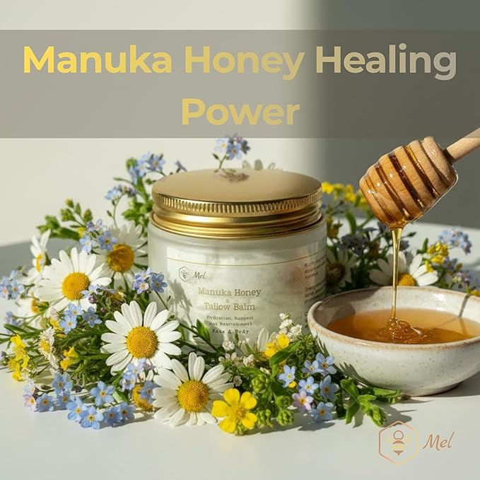 Manuka Honey + Tallow Balm