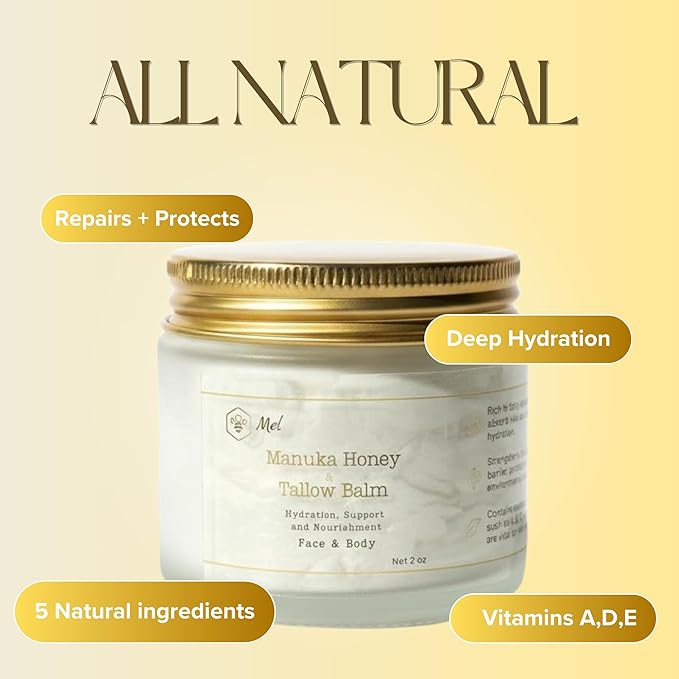 Manuka Honey + Tallow Balm