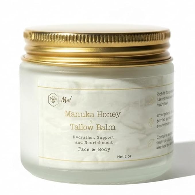 Manuka Honey + Tallow Balm